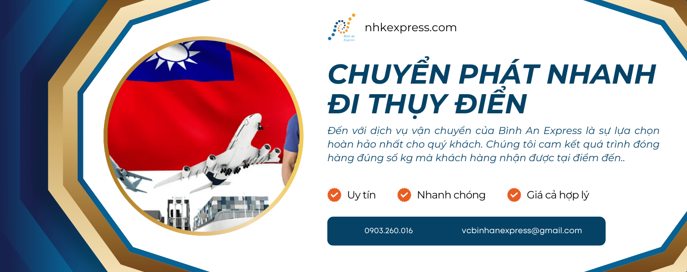 CHUYỂN PHÁT NHANH ĐI THỤY ĐIỂN