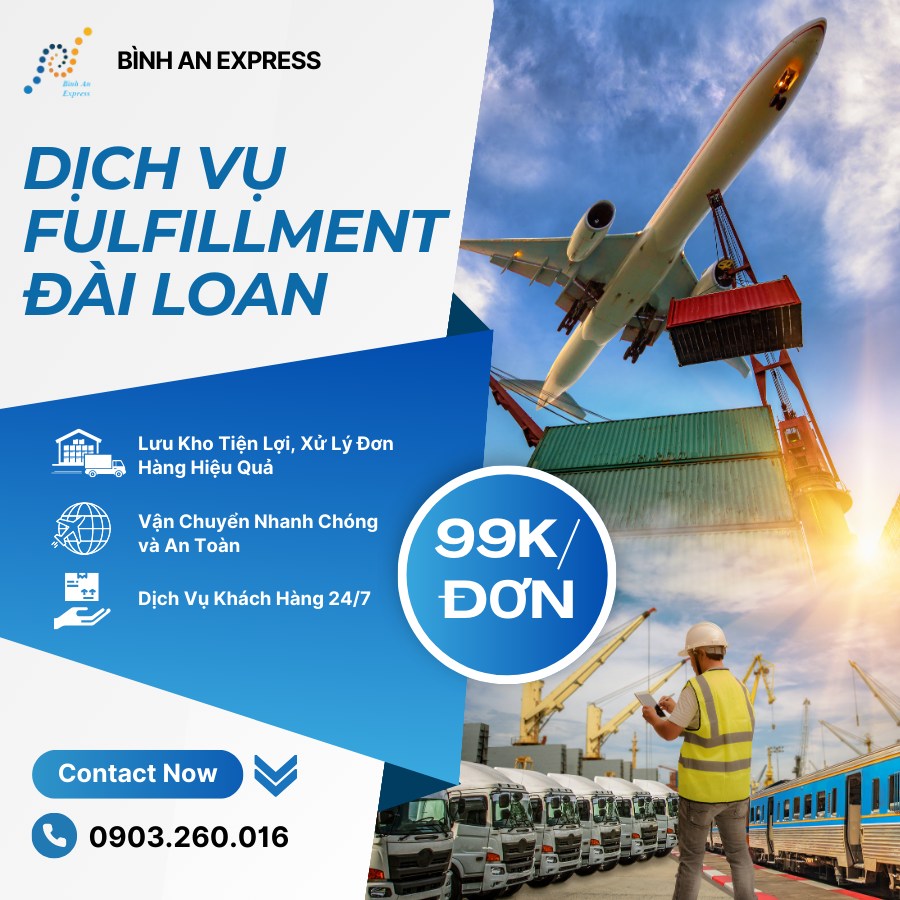 DỊCH VỤ FULFILLMENT ĐÀI LOAN